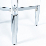Приставной столик со стеклянной столешницей Deimos варинант исполнения - 5 | Loft Concept в Челябинске