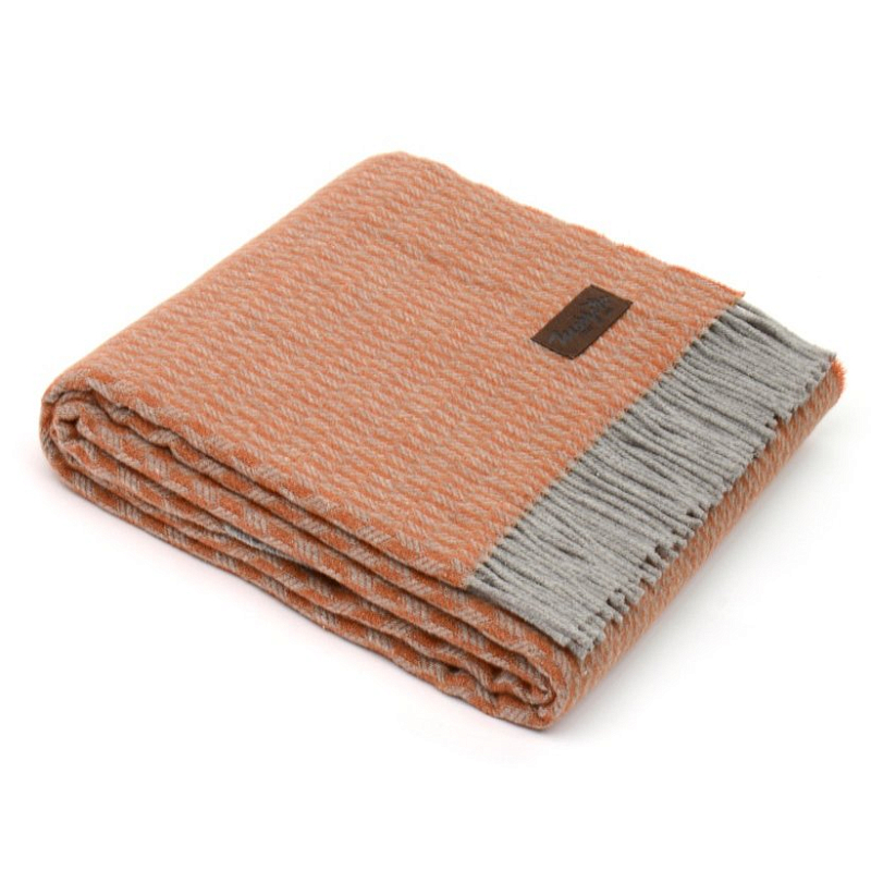 Плед GRIFONE 0002 Marzotto Розовый пастельный в Челябинске | Loft Concept 