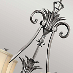 Люстра с 7-ю кремовыми текстильными абажурами Hinkley варинант исполнения - 4 | Loft Concept в Челябинске