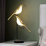 Настольная лампа с 2-мя плафонами в виде птичек Flight of Light варинант исполнения - 1 | Loft Concept в Челябинске