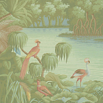 Обои ручная роспись Le Brésil Pastel варинант исполнения - 3 | Loft Concept в Челябинске