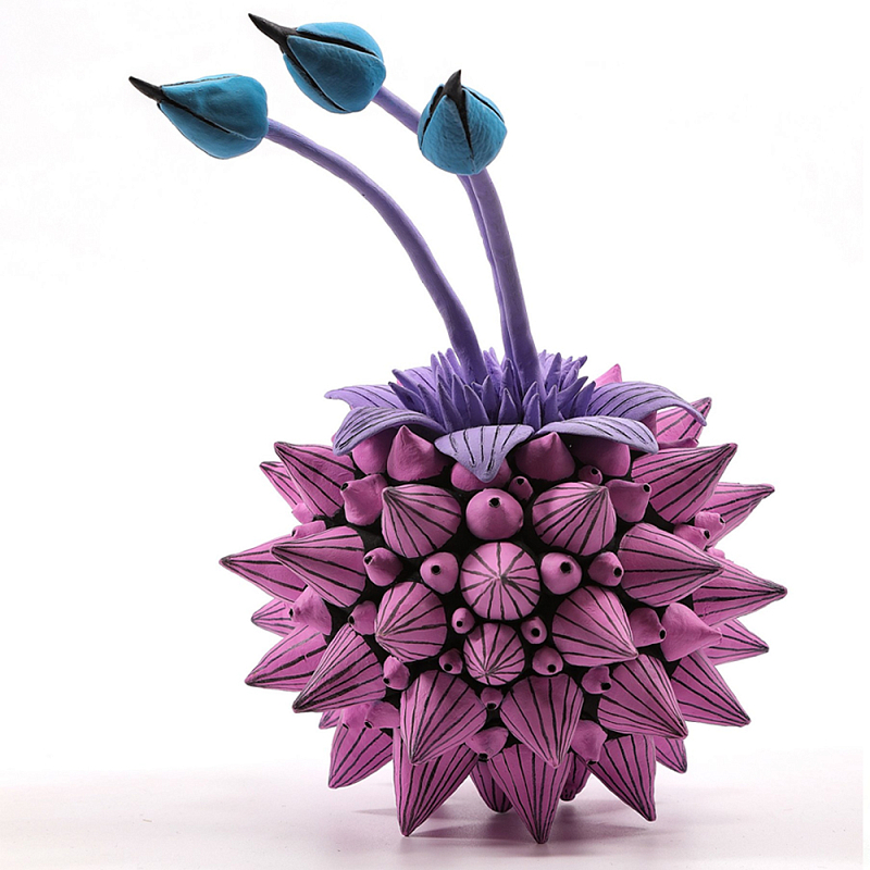 Статуэтка тропический фрукт Tropical Fruit Alien Blue Tulip Розовый Сиреневый Голубой Статуэтка тропический фрукт Tropical Fruit Alien Blue Tulip Розовый Сиреневый Голубой в Челябинске | Loft Concept