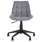 Мягкое компьютерное кресло Plushe Grey варинант исполнения - 3 | Loft Concept в Челябинске