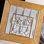 Зеркало квадратное в фактурной раме Pattern варинант исполнения - 5 | Loft Concept в Челябинске