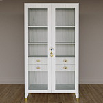 Дизайнерский шкаф витрина Elsa Dreams White с 4-мя ящиками варинант исполнения - 1 | Loft Concept в Челябинске