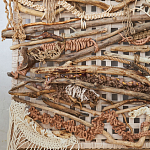 Большая Абстрактное Панно из веток и нитей Dryad Wall Art варинант исполнения - 5 | Loft Concept в Челябинске