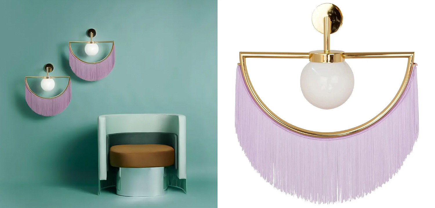 Бра Wink Wall Lamp by Masquespacio for Houtique Lila Бра Wink Wall Lamp by Masquespacio for Houtique Lila - Loft-Concept в Челябинске