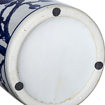 Ваза цилиндрической формы с крышкой и синим цветочным узором на белом фоне Blue & White Ornament варинант исполнения - 3 | Loft Concept в Челябинске