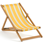 Шезлонг из акации и ткани Argentina варинант исполнения - 3 | Loft Concept в Челябинске