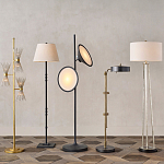 Торшер с абажурами из тонких металлических палочек Wild Thorns варинант исполнения - 3 | Loft Concept в Челябинске