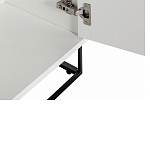 Стеллаж книжный белый с 3-мя открытыми полками и дверкой Strict Lines варинант исполнения - 4 | Loft Concept в Челябинске