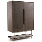 Платяной шкаф из серого дуба Sawada Gray Oak Wardrobe варинант исполнения - 1 | Loft Concept в Челябинске