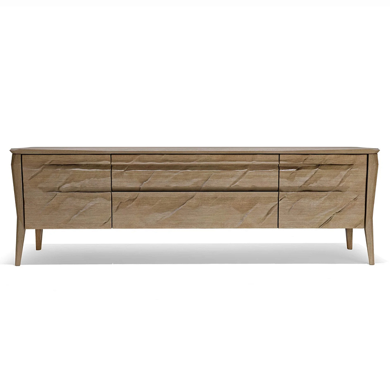 ТВ тумба 2 двери и 2 выдвижных ящика Tasteful Furniture Венге Светлый дуб ТВ тумба 2 двери и 2 выдвижных ящика Tasteful Furniture Венге Светлый дуб в Челябинске | Loft Concept