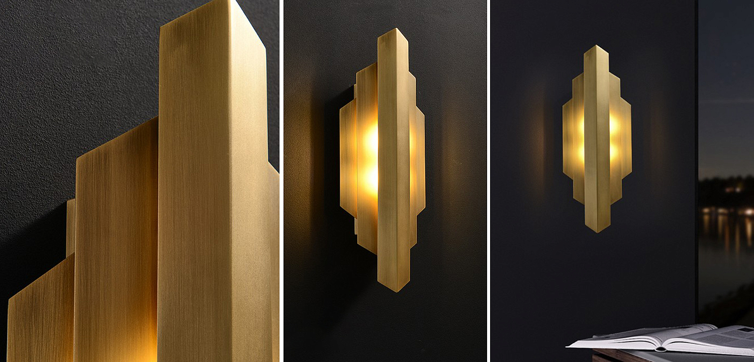 Бра Deco Sconce Vertical Geometric Modern Studio Endo Бра Deco Sconce Vertical Geometric Modern Studio Endo - Loft-Concept в Челябинске