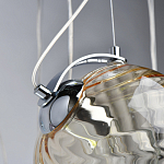 Люстра каскадная с 9-ю разноцветными стеклянными плафонами Kaleido варинант исполнения - 8 | Loft Concept в Челябинске