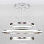 Люстра Light Ring Vertical Silver 5 колец серебро варинант исполнения - 4 | Loft Concept в Челябинске