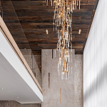 Люстра большая с прозрачными подвесками в форме капель Droplet Chandelier варинант исполнения - 2 | Loft Concept в Челябинске