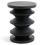 Фигурный приставной столик черного цвета AMORPHOUS варинант исполнения - 1 | Loft Concept в Челябинске