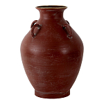 Ваза бордовая с 4-мя фактурными ручками Vase Burgundy Glaze варинант исполнения - 1 | Loft Concept в Челябинске