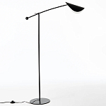 Торшер с поворотным плафоном Aracea Black Floor Lamp варинант исполнения - 14 | Loft Concept в Челябинске