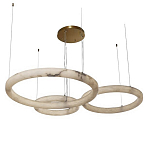 Люстра с 3-мя кольцами из натурального камня Minerals of Light варинант исполнения - 5 | Loft Concept в Челябинске