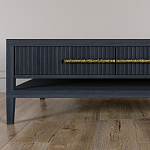 Кофейный стол Primo с двумя ящиками Черный дуб варинант исполнения - 3 | Loft Concept в Челябинске