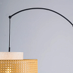 Торшер с декоративным поясом из плетеного бамбука Biuloggicu варинант исполнения - 3 | Loft Concept в Челябинске