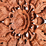 Панно из дерева квадратное Novala Panel With Trees варинант исполнения - 2 | Loft Concept в Челябинске