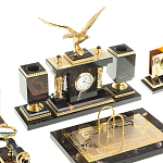 Настольный письменный набор из яшмы и долерита в подарочной упаковке Manager Organizer варинант исполнения - 2 | Loft Concept в Челябинске