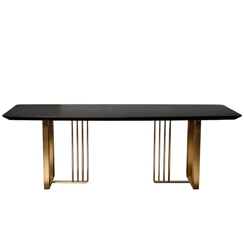 Стол обеденный Original black 220 Черный Золотой Стол обеденный Original black 220 Черный Золотой в Челябинске | Loft Concept