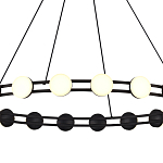 Люстра кольцевая с круглыми светодиодными источниками света Maxine Light варинант исполнения - 5 | Loft Concept в Челябинске