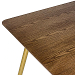 Обеденный стол на металлических ножках Casey Brass Dining Table варинант исполнения - 5 | Loft Concept в Челябинске