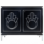 Черный комод в стиле арт-деко Luciano варинант исполнения - 1 | Loft Concept в Челябинске