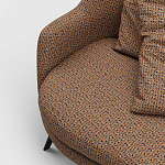 Мебельная ткань Шенилл терракотовый цвет 142 см T4-58 варинант исполнения - 4 | Loft Concept в Челябинске