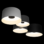 Потолочный светильник с 4-мя цилиндрическими абажурами белого серого и черного цвета Urban Dome варинант исполнения - 4 | Loft Concept в Челябинске