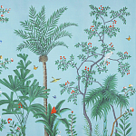 Обои ручная роспись Amazonia Duck Egg варинант исполнения - 2 | Loft Concept в Челябинске