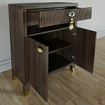 Комод Elsa Dreams Walnut Двухстворчатый  варинант исполнения - 1 | Loft Concept в Челябинске