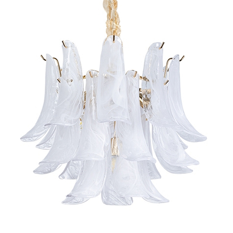 Люстра Lamp Silvia Белый Золотой Люстра Lamp Silvia Белый Золотой в Челябинске | Loft Concept