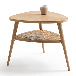 Приставной стол Morten Wicker Side Table 3 legs