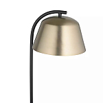 Торшер на изогнутом основании в сочетании черного и золотистого цвета Stable Base варинант исполнения - 2 | Loft Concept в Челябинске