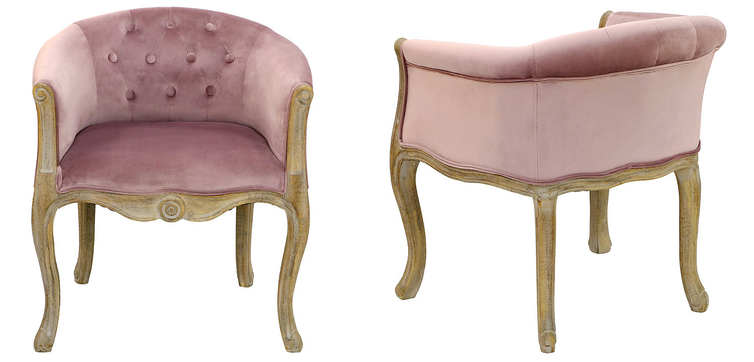 Кресло French Provence Armchair Roderic pink Кресло French Provence Armchair Roderic pink - Loft-Concept в Челябинске