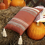 Подушка декоративная с вышивкой и кисточками Ethnic mix варинант исполнения - 5 | Loft Concept в Челябинске