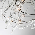 Люстра с каркасом из тонких металлических нитей и хрустальными подвесками Crystal Metal Threads Chandelier 100 варинант исполнения - 2 | Loft Concept в Челябинске