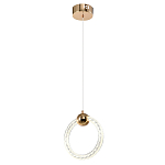 Подвесной светильник светодиодный в форме кольца Lighting Rings Gold варинант исполнения - 1 | Loft Concept в Челябинске