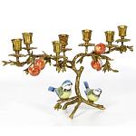 Бронзовый подсвечник на 7 свечей Eden Garden варинант исполнения - 2 | Loft Concept в Челябинске