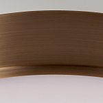 Потолочный светильник круглой формы с белым выпуклым матовым плафоном Feiss варинант исполнения - 3 | Loft Concept в Челябинске