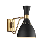 Бра с плафоном в форме песочных часов с узкими перфорированными отверстиями Feiss варинант исполнения - 1 | Loft Concept в Челябинске