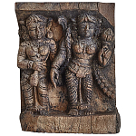 Антикварные объёмные панно из тика Antique Indian Panels варинант исполнения - 2 | Loft Concept в Челябинске