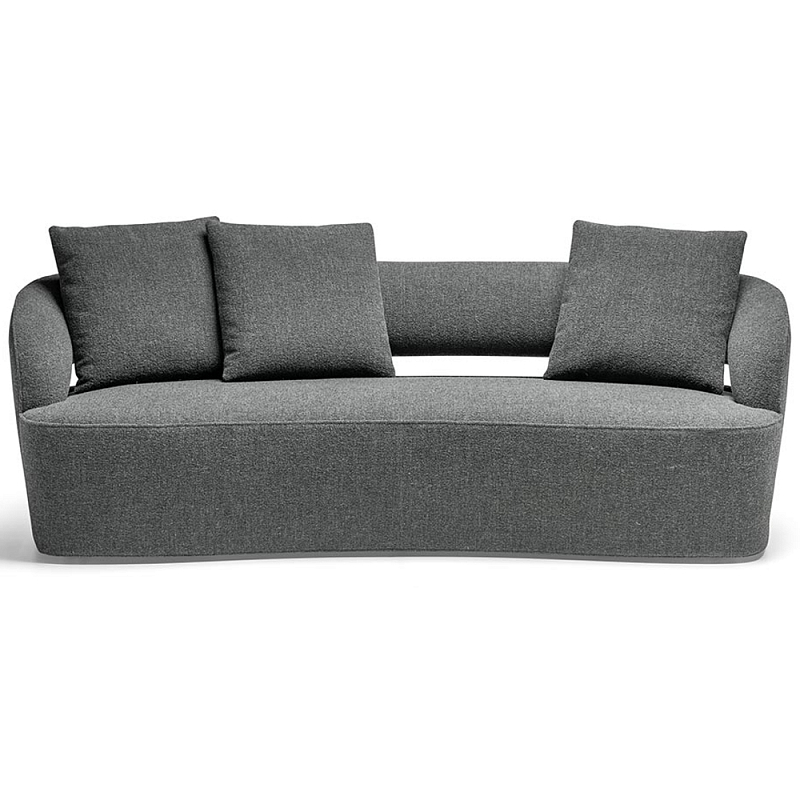 Дизайнерский диван LUCIO Sofa Серый Белый Дизайнерский диван LUCIO Sofa Серый Белый в Челябинске | Loft Concept