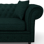 Мебельная ткань Шенилл темно-зеленый цвет 138 см T4-36 варинант исполнения - 8 | Loft Concept в Челябинске